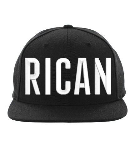 Rican Snapback Hat (Black)